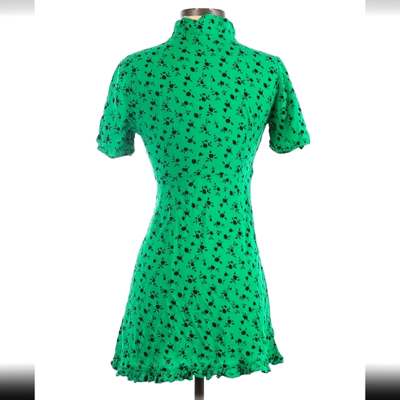 ASOS Green Wrap Dress - Picture 2 of 8